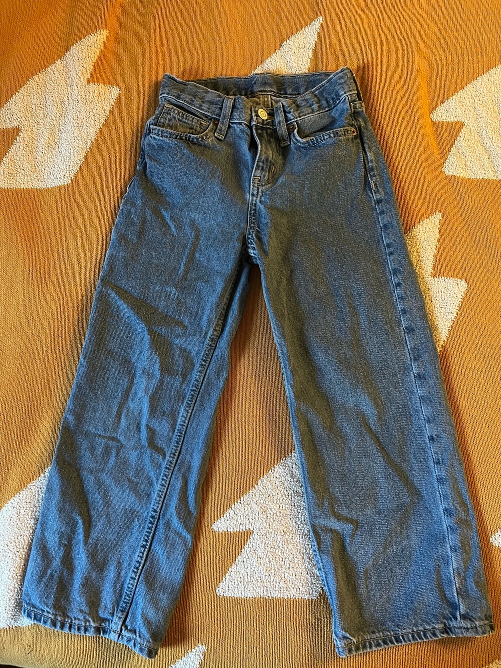 Old Navy Kids Medium Blue Straight-Leg Baggy Jeans